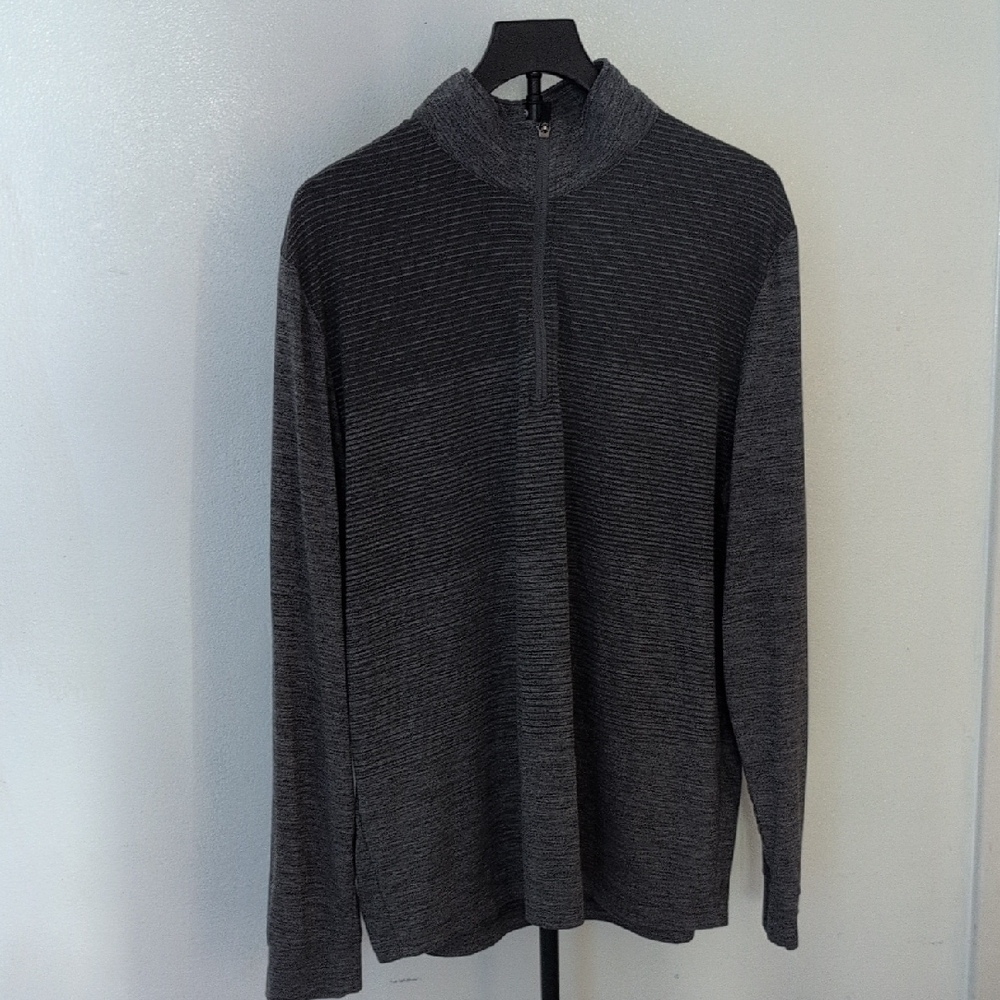 PGA Tour Men's Charcoal Long Sleeve Shirt